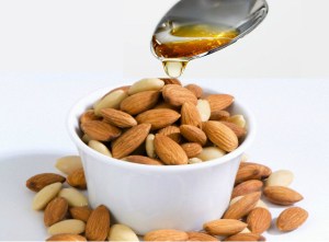 almonds and honey